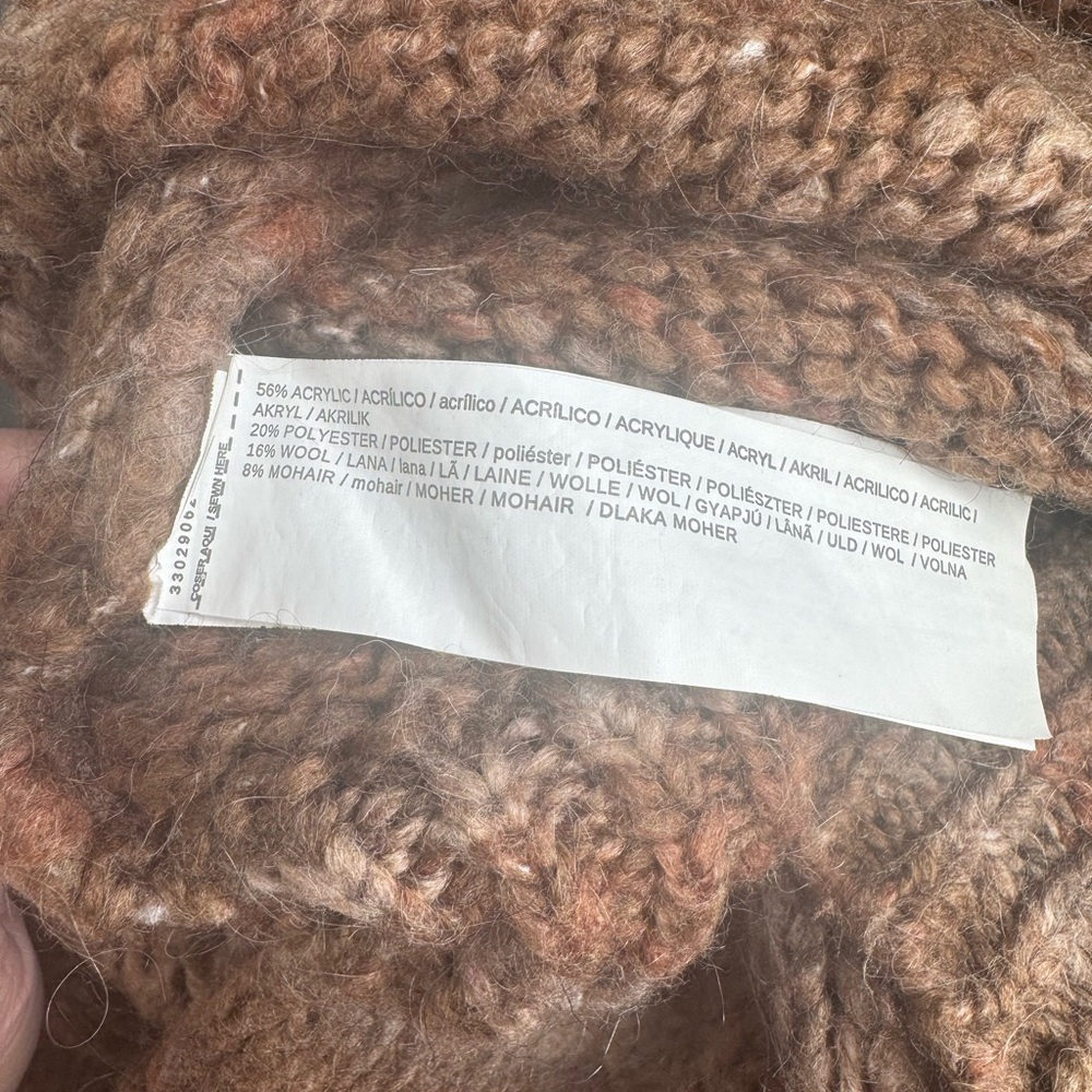 Mango Brown and White Patterned Sweater - Picture 7 of 13